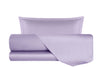 Completo Letto in Raso di puro cotone In Raso DELUXE Lilla