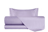 Completo Letto in Raso di puro cotone Lilla - Vanita di raso
