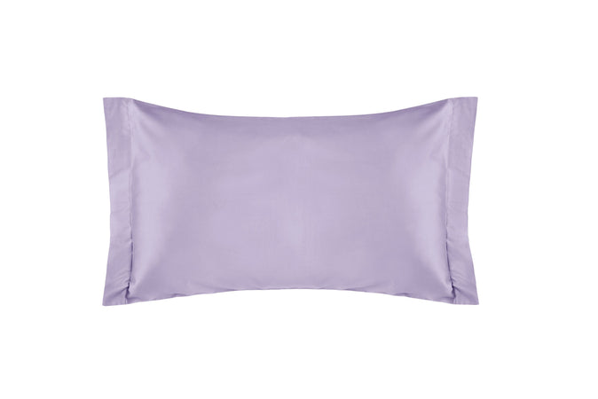 Completo Letto in Raso di puro cotone Lilla - Vanita di raso