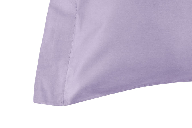 Completo Letto in Raso di puro cotone Lilla - Vanita di raso