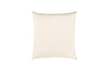 Cuscino Arredo 50 x 50 cm  in Raso di puro cotone Panna - Vanita di raso