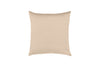 Cuscino Arredo 50 x 50 cm  in Raso di puro cotone Sabbia - Vanita di raso