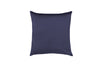 Cuscino Arredo 50 x 50 cm  in Raso di puro cotone Blu Notte - Vanita di raso