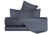 Completo Letto in Raso di puro cotone Grigio - Vanita di raso
