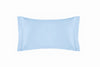 Completo Letto in Raso di puro cotone Azzurro - Vanita di raso