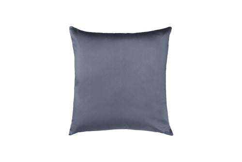 Cuscino Arredo 50 x 50 cm  in Raso di puro cotone Grigio - Vanita di raso