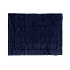Plaid Arredo 140 x 180 cm in Raso di puro cotone Blu Notte