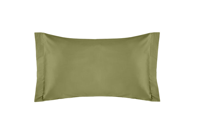 Completo Letto in Raso di puro cotone Verde Oliva - Vanita di raso