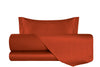 Completo Letto in Raso di puro cotone Ruggine