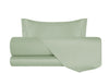 Completo Letto in Raso di puro cotone Verde Chiaro - Vanita di raso