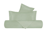 Parure Copripiumino in Raso di puro cotone Verde Chiaro - Vanita di raso