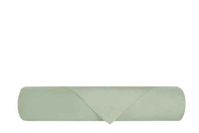 Completo Copripiumino in Raso di puro cotone Verde Chiaro - Vanita di raso
