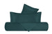 Parure Copripiumino in Raso di puro cotone Verde Smeraldo