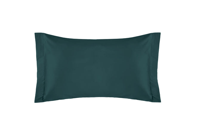 Parure Copripiumino in Raso di puro cotone Verde Smeraldo