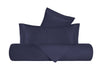 Parure Copripiumino in Raso di puro cotone Blu Notte - Vanita di raso