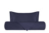 Parure Copripiumino in Raso di puro cotone Blu Notte - Vanita di raso