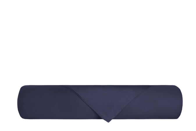 Parure Copripiumino in Raso di puro cotone Blu Notte - Vanita di raso