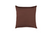 Cuscino Arredo 50 x 50 cm in Raso di puro cotone Cacao