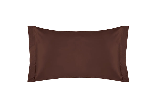 Completo Letto in Raso di puro cotone Cacao