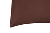 Cuscino Arredo 50 x 50 cm in Raso di puro cotone Cacao