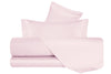 Completo Letto in Raso di puro cotone Rosa