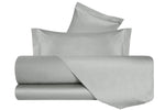 Completo Letto in Raso di puro cotone Grigio Perla - Vanita di raso