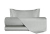 Completo Letto in Raso di puro cotone Grigio Perla - Vanita di raso