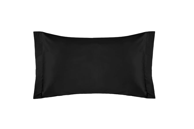 Completo Letto in Raso di puro cotone Nero - Vanita di raso