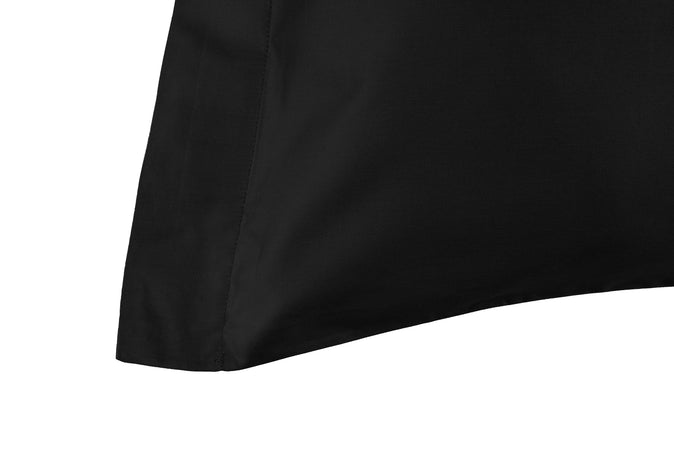 Completo Letto in Raso di puro cotone Nero - Vanita di raso