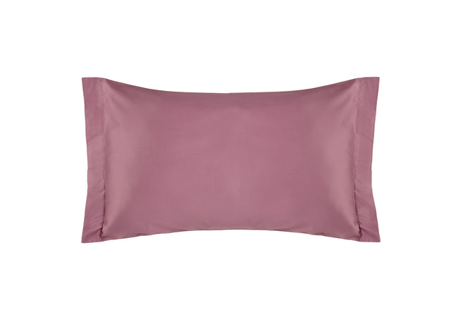 Completo Copripiumino in Raso di puro cotone Rosa Nostalgia - Vanita di raso