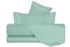 Completo Letto in Raso di puro cotone Verde Acqua - Vanita di raso