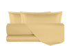Completo Letto in Raso di puro cotone In Raso DELUXE Grano Maturo
