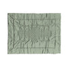 Plaid Arredo  140 x 180 cm in Raso di puro cotone Verde Chiaro