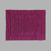 Plaid Arredo  140 x 180 cm in Raso di puro cotone Violaceo