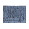 Plaid Arredo  140 x 180 cm in Raso di puro cotone Grigio Ferro
