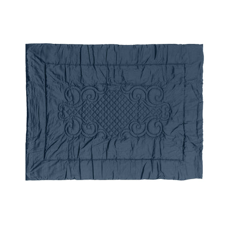 Plaid Arredo  140 x 180 cm in Raso di puro cotone Crepuscolo