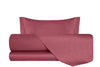 Completo Letto in Raso di puro cotone Lampone - Vanita di raso