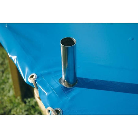 Copertura invernale e di sicurezza per piscina in legno - UBBINK - Rettangolare 200x350 - Spessore 550 g - Conforme NF P 90-308