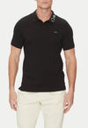 calvin klein POLO STRETCH PIQUE LOGO COLLAR POLO da uomo