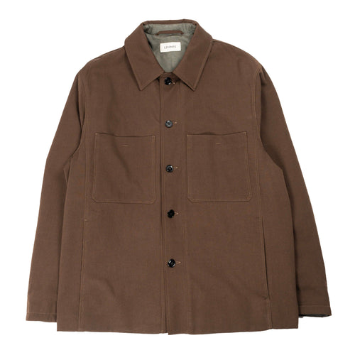 LEMAIRE Wadded Facing Blouson in Brown da uomo