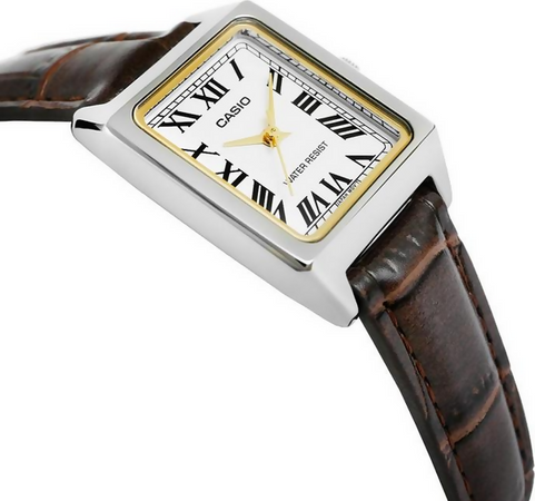 Casio LTP-V007L-7B2 – Orologio da Donna Classico con Cinturino in Pelle marrone
