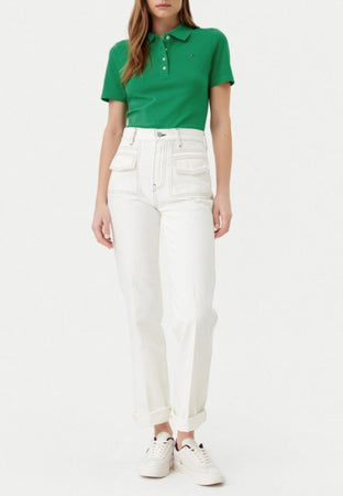 Tommy Hilfiger POLO 1985 SLIM PIQUE POLO SS da donna