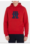 Tommy Hilfiger FELPA MONOGRAM APPLIQUE HOODIE da uomo