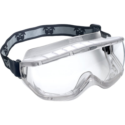 Occhiale A Mascherina in Pvc Ventilazione Indiretta Neri Safety