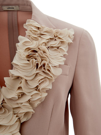 Lardini Giacca Doppiopetto Con Rouches da donna