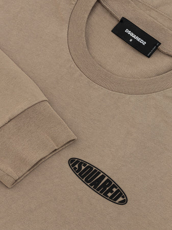 DSQUARED2 T-Shirt Maniche Lunghe con logo Dsquared2 da uomo