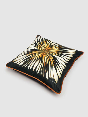 Cuscino Roberto Cavalli Ray Of Gold 40x40 in Velluto