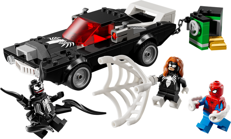 LEGO SUPER HEROES SPIDER-MAN CONTRO MUSCLE CAR DI VENOM 76309