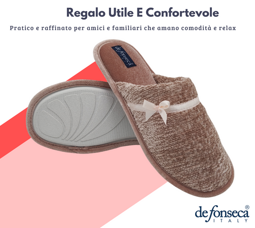 de fonseca Calde Ciabatte Uomo Donna, Pantofole Invernali Chiuse da Casa, Lavabili e per Ospiti