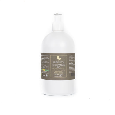 Oleolito di Lavanda Biologico, cosmetico da 500 ml
